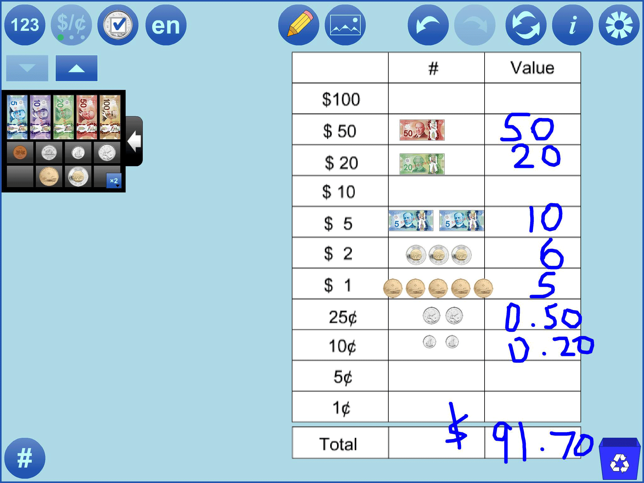 Money Tool Cash Slip Example