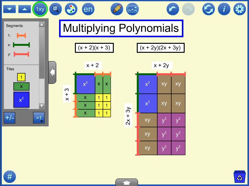 Multiplying Polynomial examples