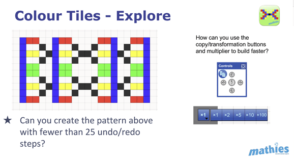 Create this pattern in 25 or fewer steps