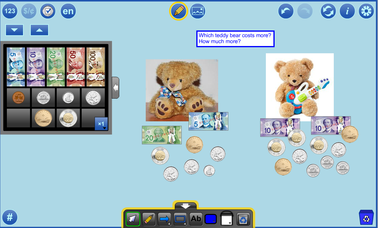 Teddy Bear Images in Money Tool