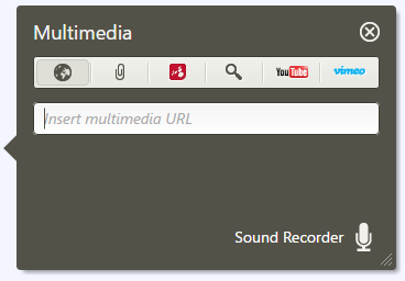 MultiMedia toolbar