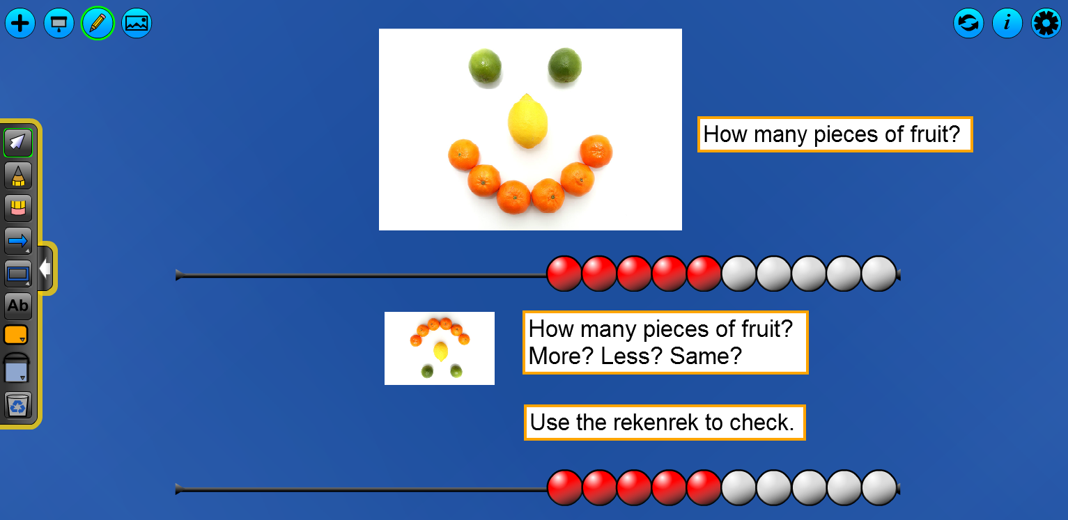 Rekenrek Fruit Screenshot