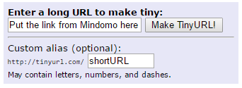 TinyURL screenshot